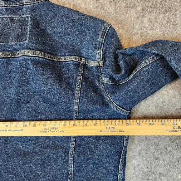 Levis Trucker Jacket Men M Blue Denim Button Up Classic Casual Outerwear Layer - Picture 12 of 12
